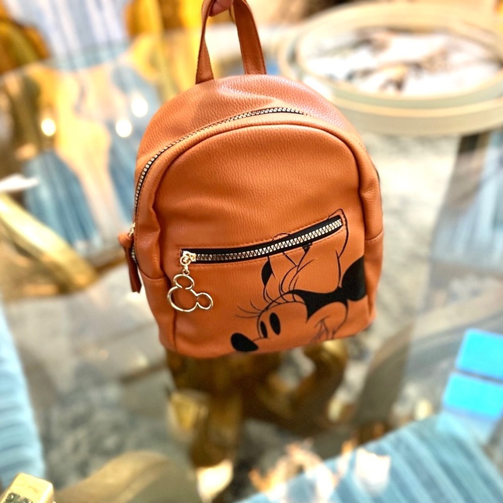 Disney Mickey Mouse Brown Backpack - image 6